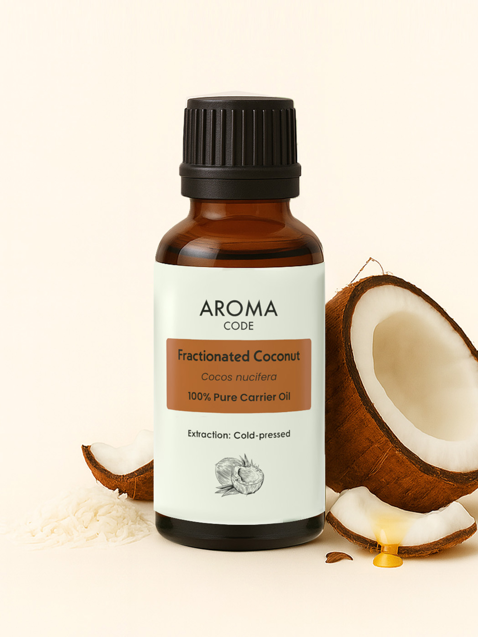 fractionated coconut